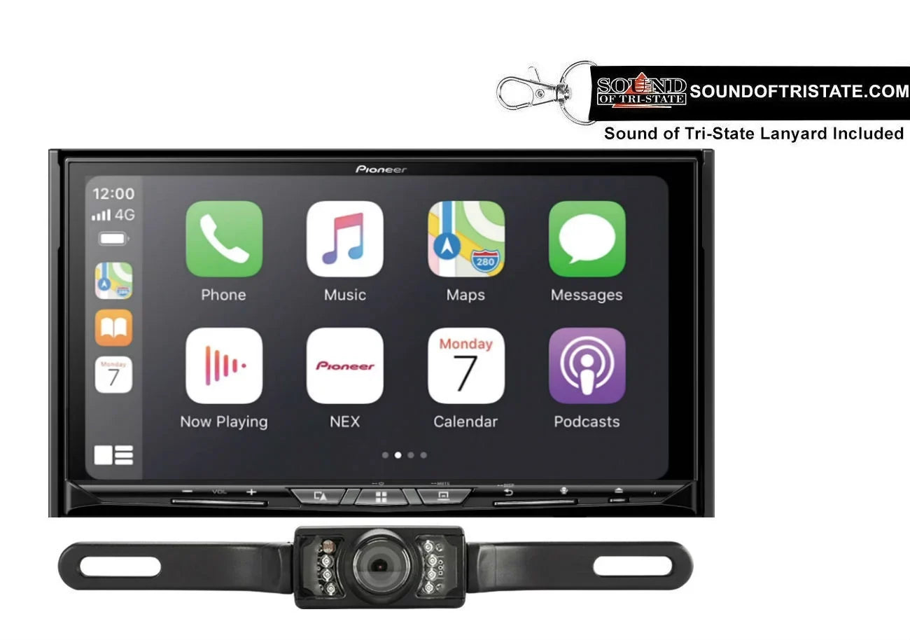 w/ AVIC-W8600NEX Pioneer Navigation Plate License Camera DVD Backup Style Receiver