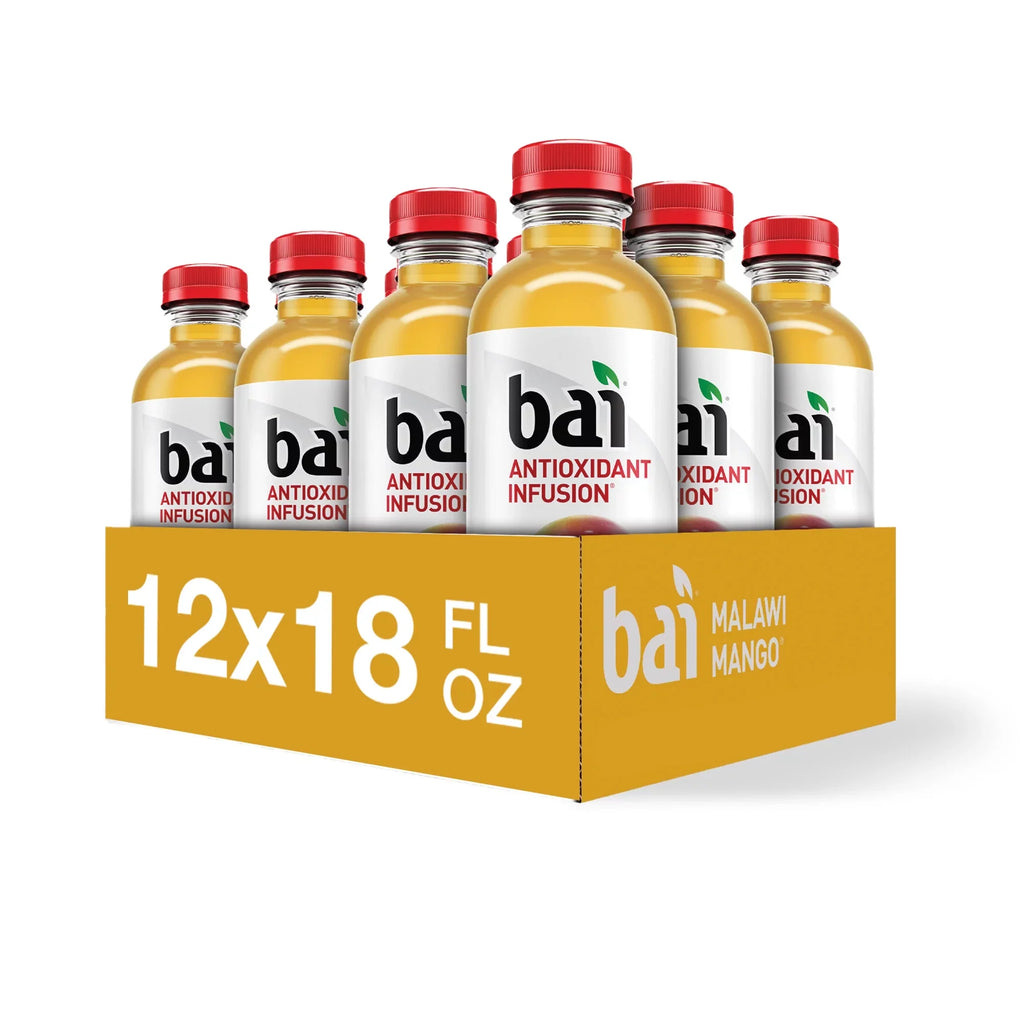Antioxidant Malawi 12 Oz, Drink, Mango, Fl Gluten-Free, Bottles Pack Bai Infused 18