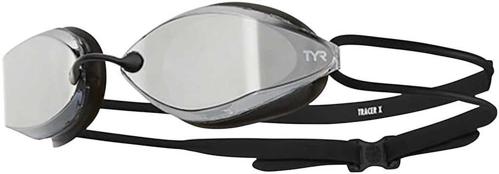 Frame/Silver Lens Gasket/Silver Goggle BLK Tracer TYR Mirror X Metallic Racing Mirrored