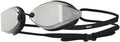 Frame/Silver Lens Gasket/Silver Goggle BLK Tracer TYR Mirror X Metallic Racing Mirrored
