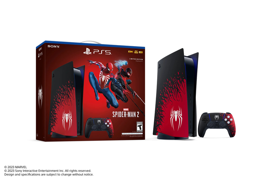 Version) Limited Newest Console 2 Sony Spider-man PlayStation_PS5 (Disc Edition