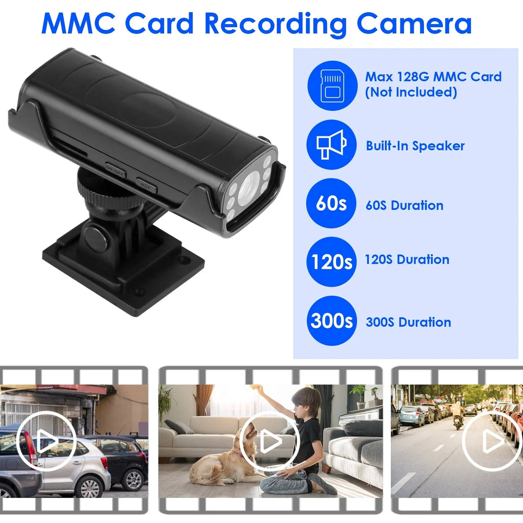 Backup Trailer Camera iMounTEK Built-in Trucks Adhesive Car Night RVs Camera with Wireless Camper Battery Vision Rear Base Waterproof Camera for