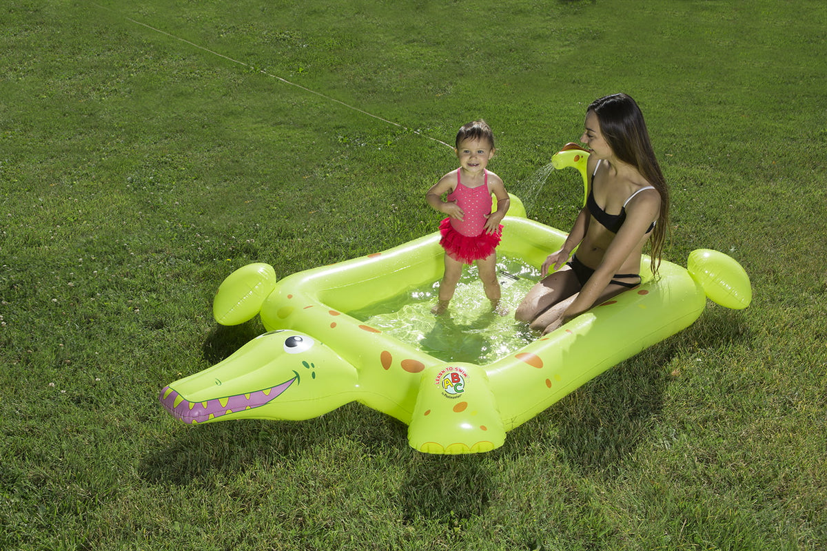 Spray Swimming Crocodile Pool Kiddie Poolmaster Inflatable