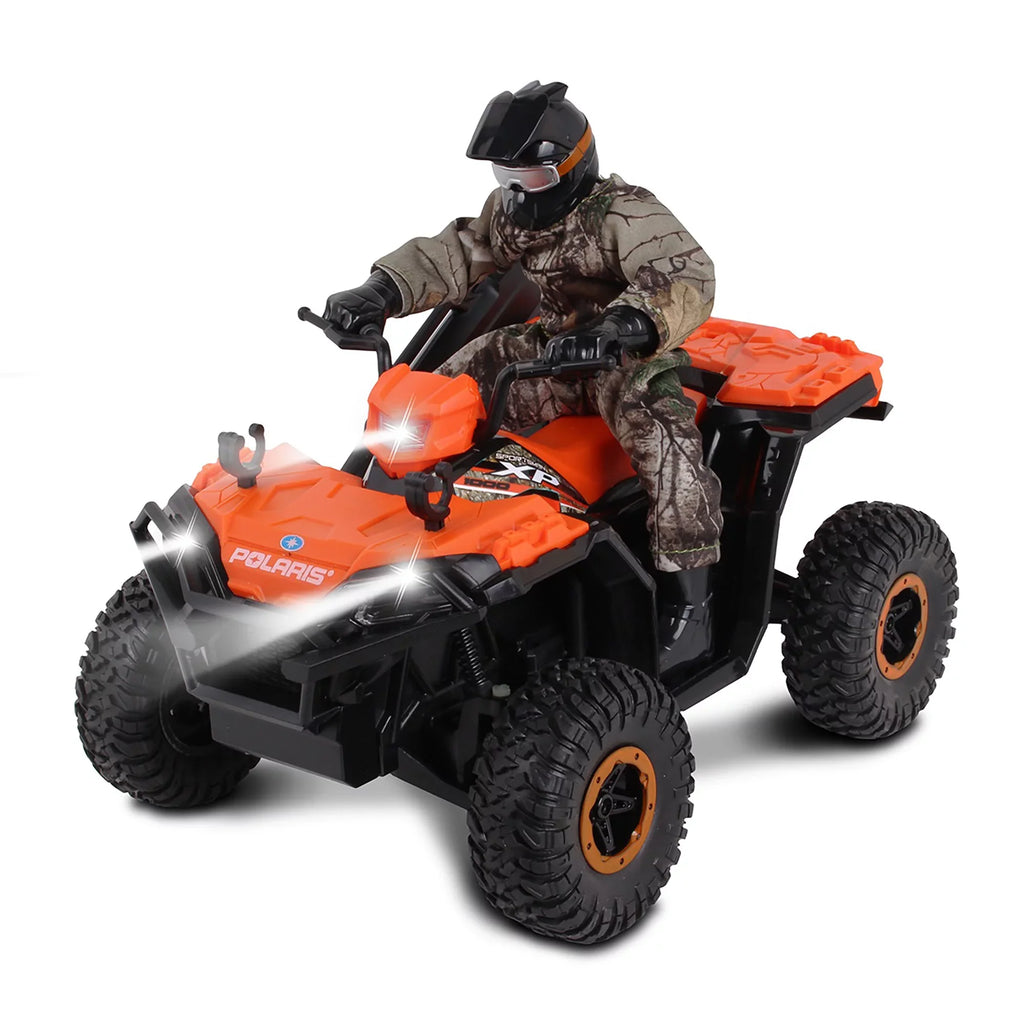 Camouflage, Radio GHz Turbo Polaris Licensed, 1:8 - 6+ NKOK Scale Sportsman #81433, & Officially 2.4 Boost Rider, RealTree RC, With Edge XP RealTree Ages Control