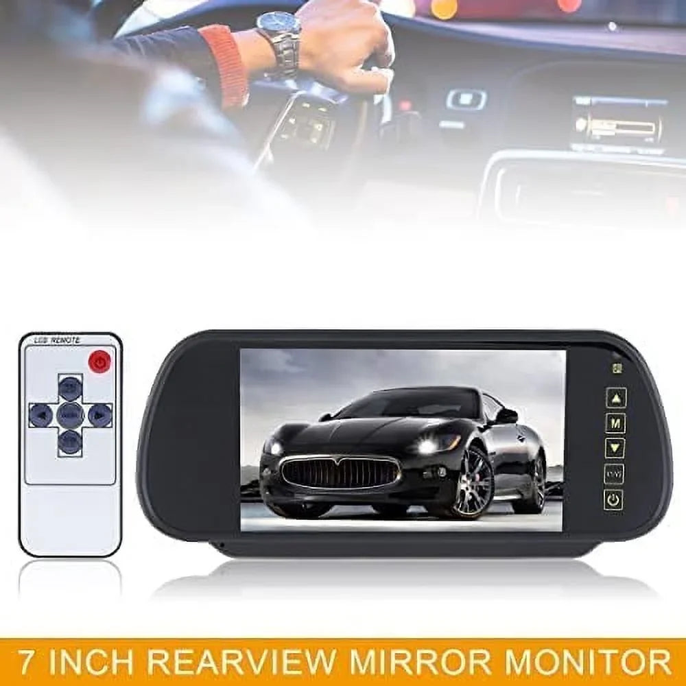 Digital View 16:9 with Input 7 Rear Button Video Touch Car VCR Bileeko Display RGB Monitor 2-Channel Inch
