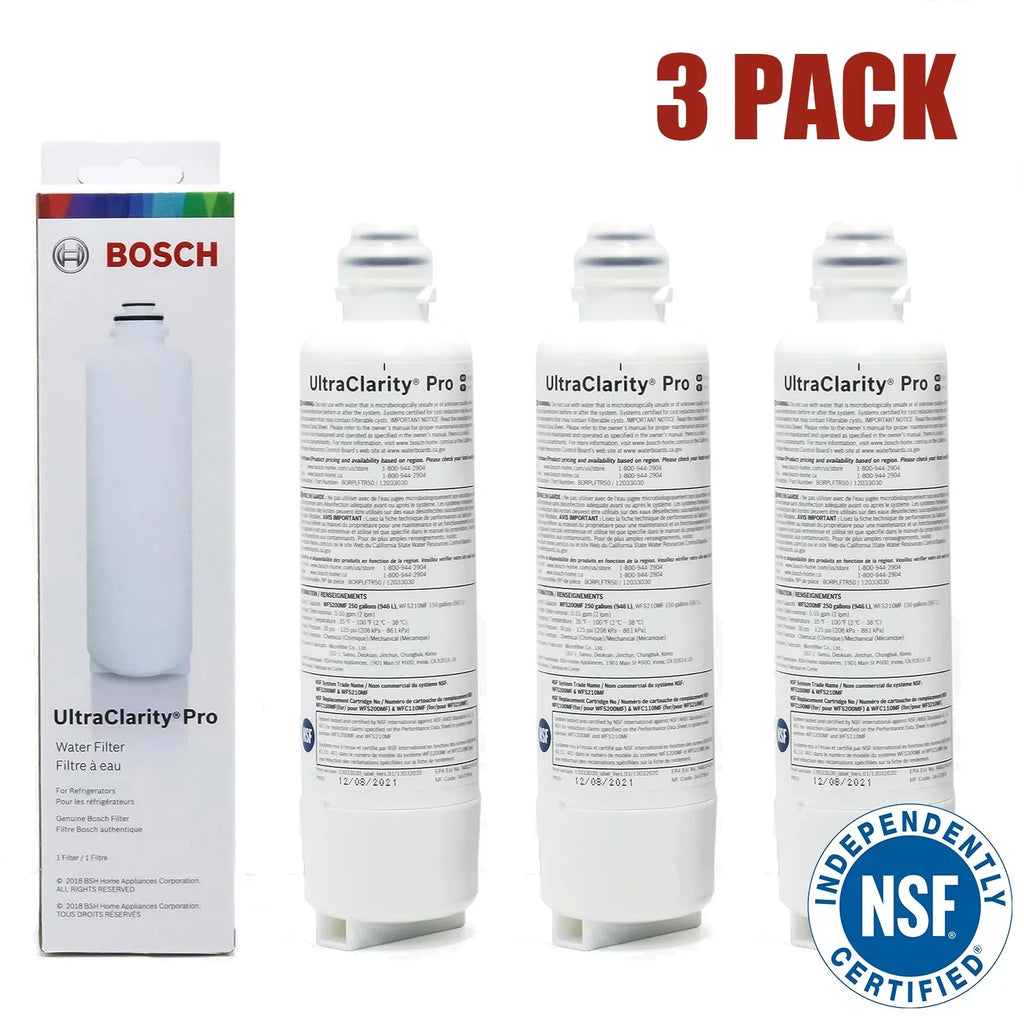 3 BORPLFTR50,BORPLFTR55, Bosch Pro Filter, UltraClarity REPLFLTR55 Pack RA450022, Replacement/Compatible of Water