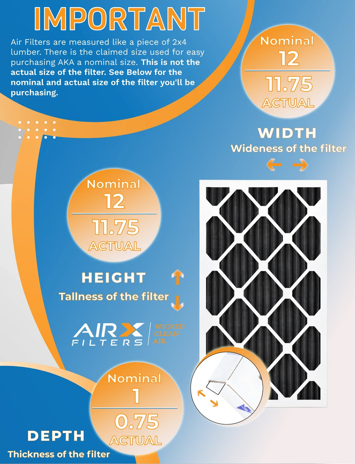 Odor Filters Retention CLEAN Air Furnace Made AIR. Rating, FILTERS 5, 12 12x12x1 Pet MERV Filters WICKED 700, to USA Pack by 8 MPR AIRX of Filter FPR Comparable in -