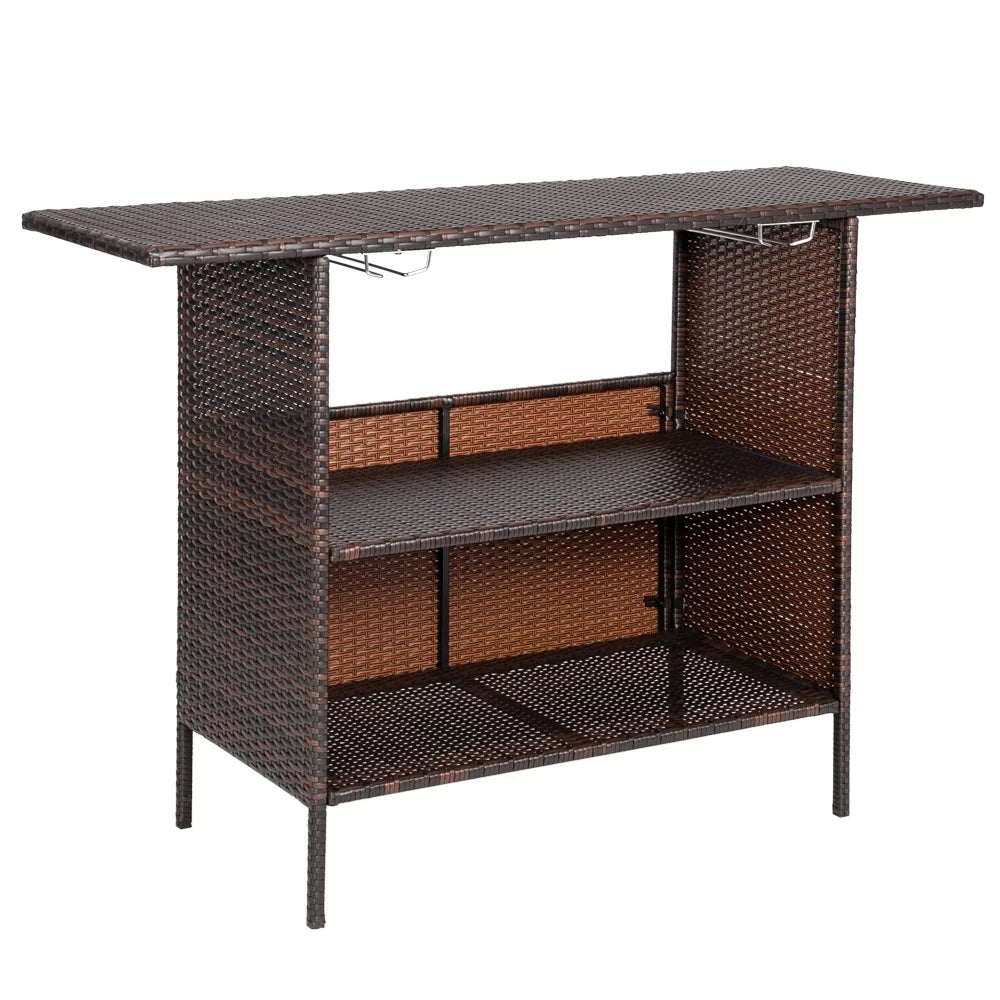 Beautiful And Table Bar Gradient Stylish Modern Brown