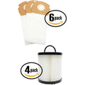 AirSpeed Eureka Cup AS & 4 Filter Gold Vacuum Vacuum Replacement 18 Compatible Filter AS1001A & DCF-21 - Eureka Bags Bag Dust