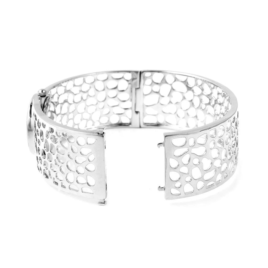 Galley Back Swiss Rachel Bracelet Movement Bangle 7.5 Watch Silver in