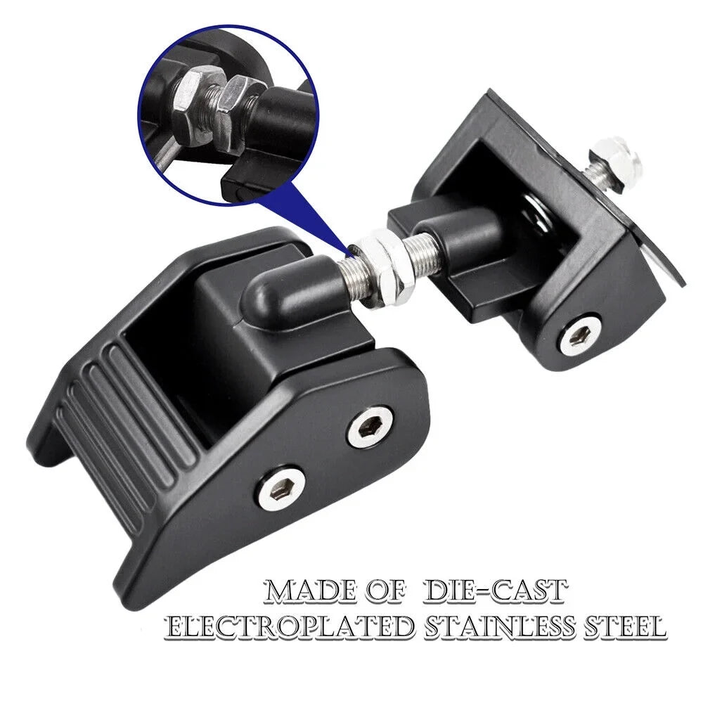 Hood for Jahyshow Set Enhance Your Jeep JK Latch - Premium Wrangler Security Lock Jeep's 07-18 Catch