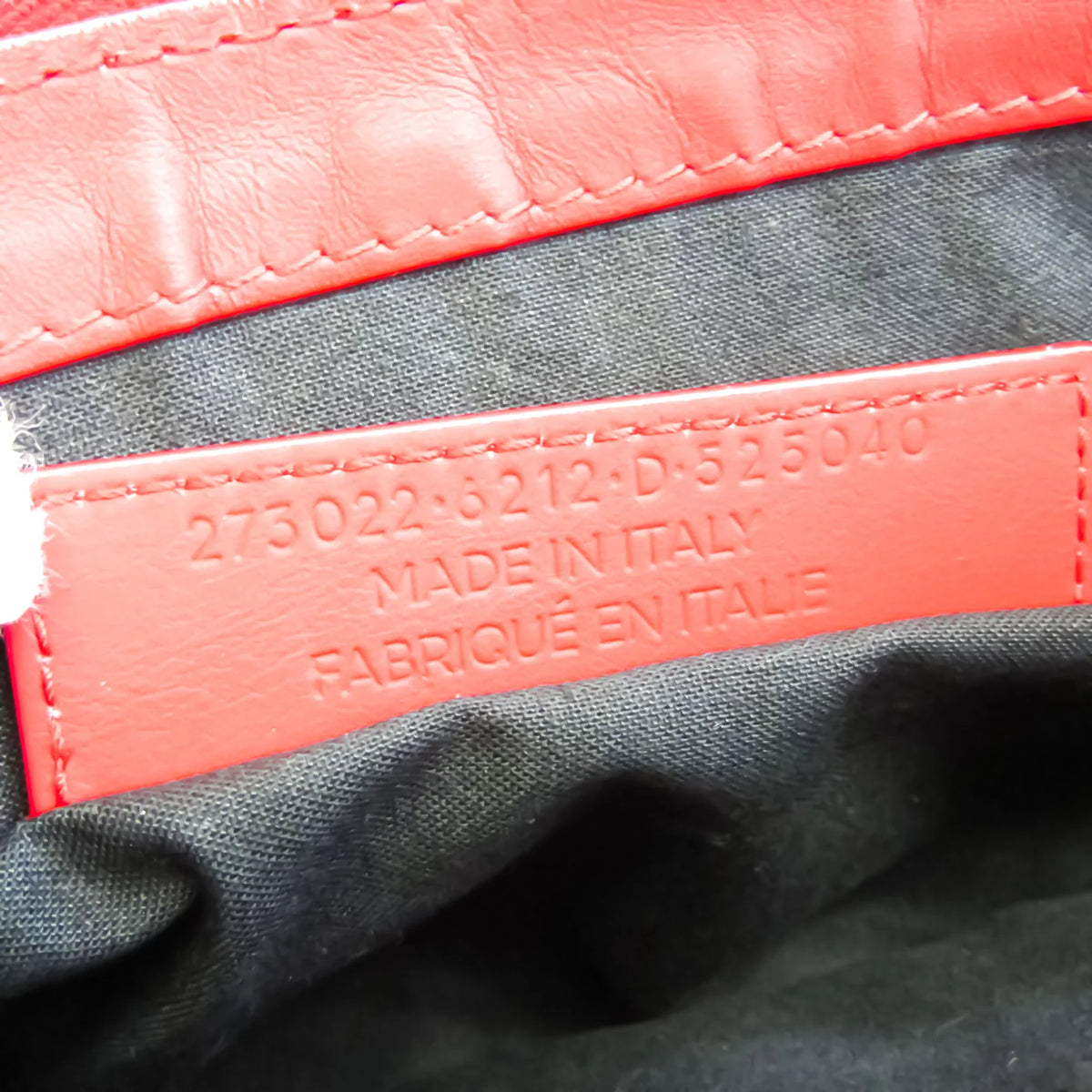 Color Pre-Owned Clutch 273022 Balenciaga (Good) Leather Women's Bag Red