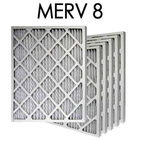 Filter Actual 16x25x2 Air 8 Size 15.5x24.5x1.75 Pleated | 6PK - MERV