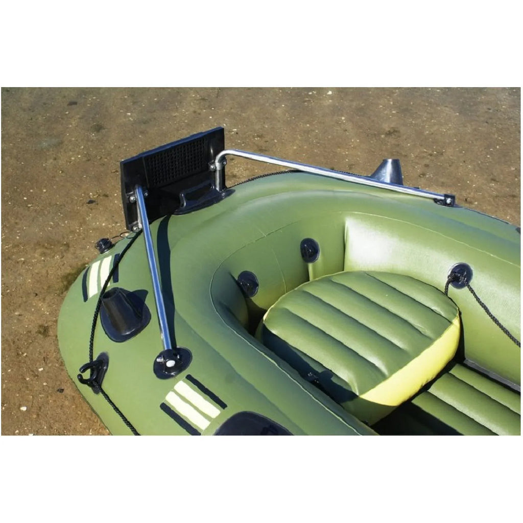 Central Boat Fishing Black Inflatable -12' 6-Person Float - Green Swim and