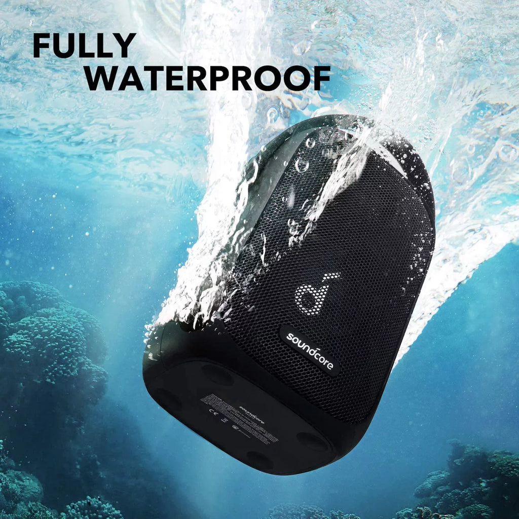 100+ 24H Sync Bluetooth with BassUp Speakers, Waterproof, Playtime, Go Outdoor Trance Technology, EQ, App Speaker Custom Soundcore