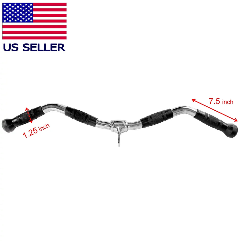 tricep tricept triceps inches Fitness down home machine pushdown workout handle Maniac bar attachments gym attachment for curl exercise bar pull accessories 30 men cable