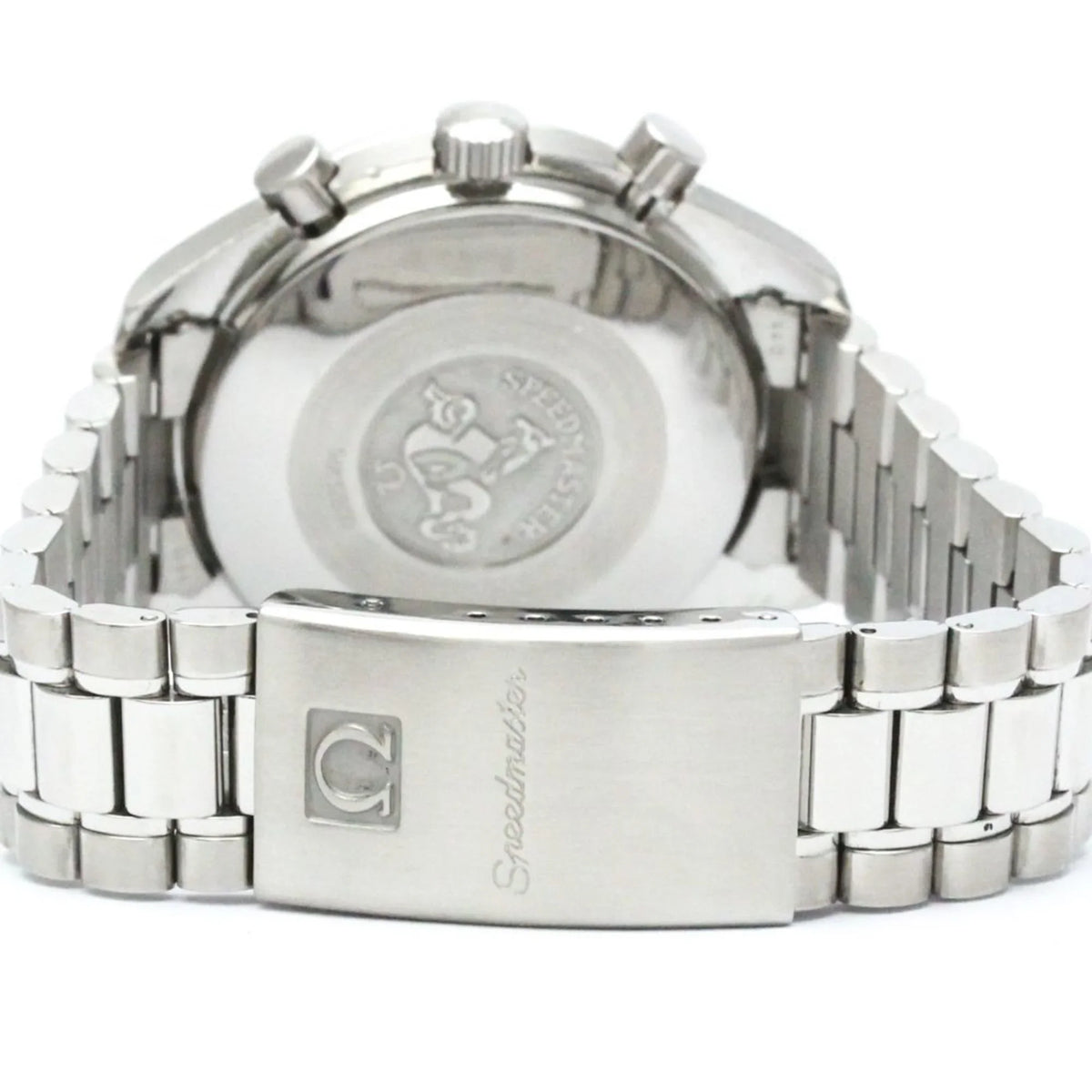 3510.50 Speedmaster (Good) Pre-Owned Polished Steel Mens Automatic Watch BF565452 OMEGA