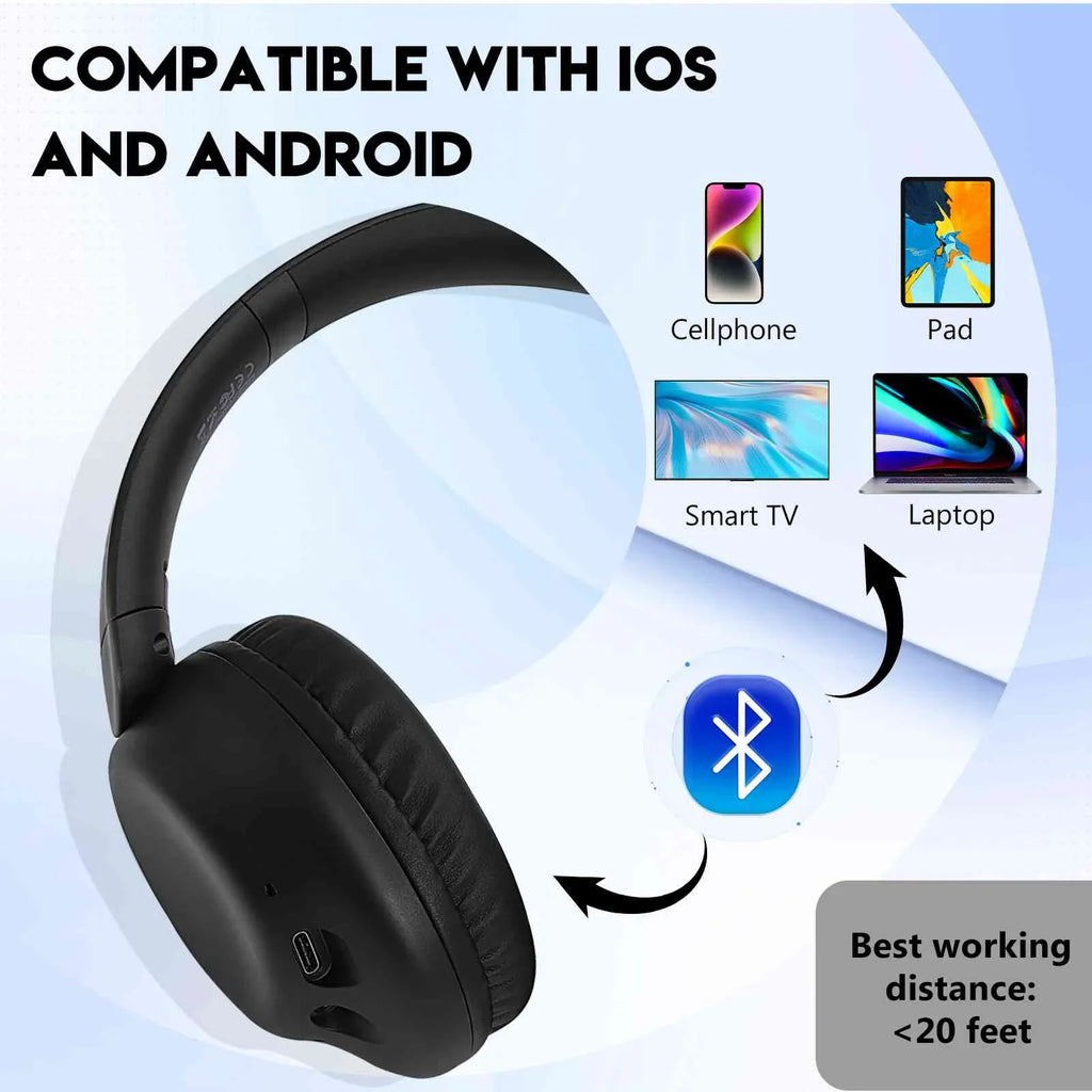 12 Stereo Over UrbanX Deep Headphones for Comfort High Resolution Bass The Desire Wireless with Superior Bluetooth Earphones UX991 HTC Call Support phone Mic Audio Ear