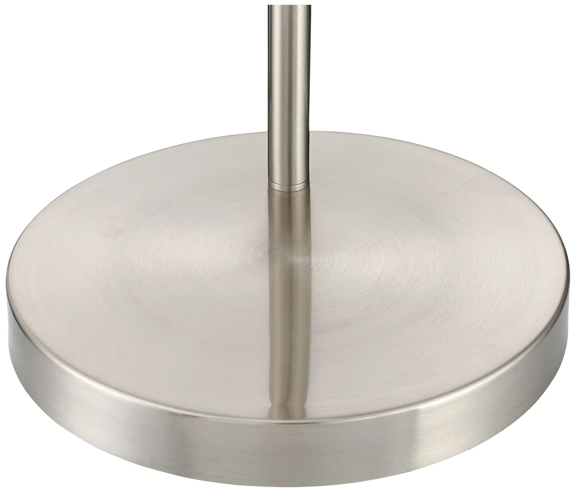 Floor Brushed Drum for Tall 360 Standing Reading Office Room 72" Linen Lamp Cora White Shade Living Nickel Arc Lighting Metal Bedroom House Modern