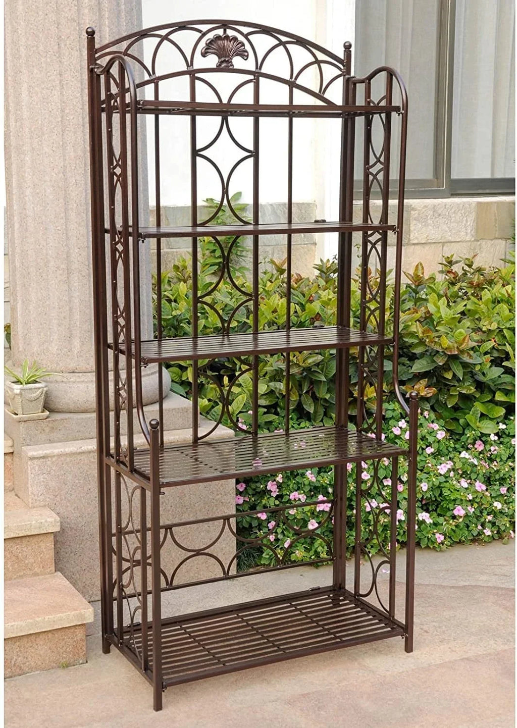 Cooling Pantry Good Indoor/Outdoor Allows W Iron 4" Dining Goods, Space-Efficient D X 32" Kitchen, Ventilation, Bakers Or For Rack 70" Area X Baked For