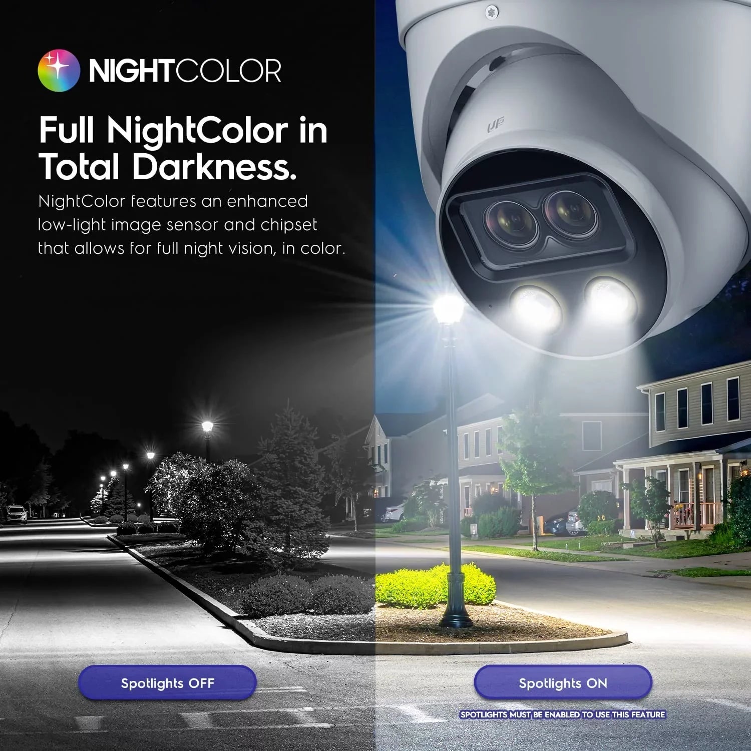Outdoor 4K Turret 8MP Dual-Lens 2K) POE (2 @25fps, IP (2 x AI 4MP) Camera, Amcrest x Security