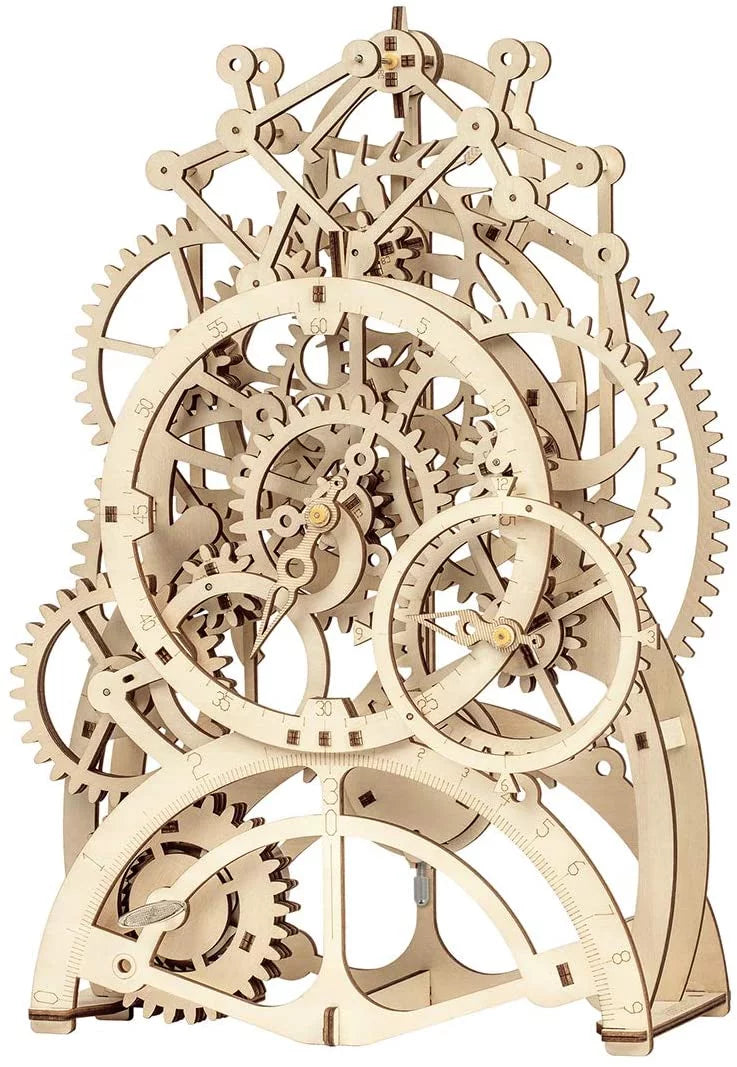 Toy for 3D Wooden Pendulum Gifts Robotime Set Building Build Clock Adults to Gears Puzzle,Mechanical Mechanical Kids Birthday