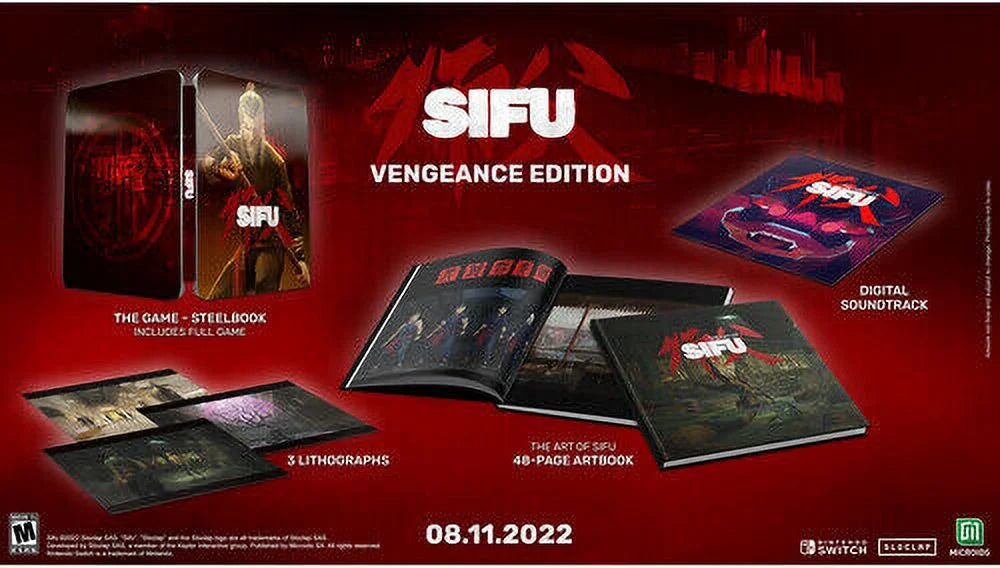 Vengeance [New Switch Sifu: Game] Video for Nintendo Edition