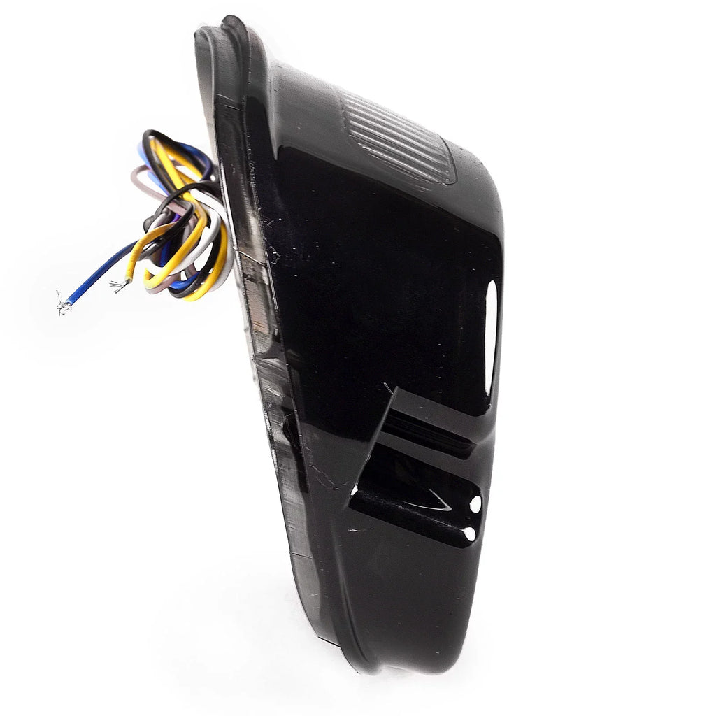 Classic Turn Fits - Glide Electra Light Tail CVO Headlights Light Smoke Round Krator Running Signals Harley 2006-2013 FLHTCUSE Most with 6-1/4" Profile Ultra Davidson Low Compatible Brake Light LED