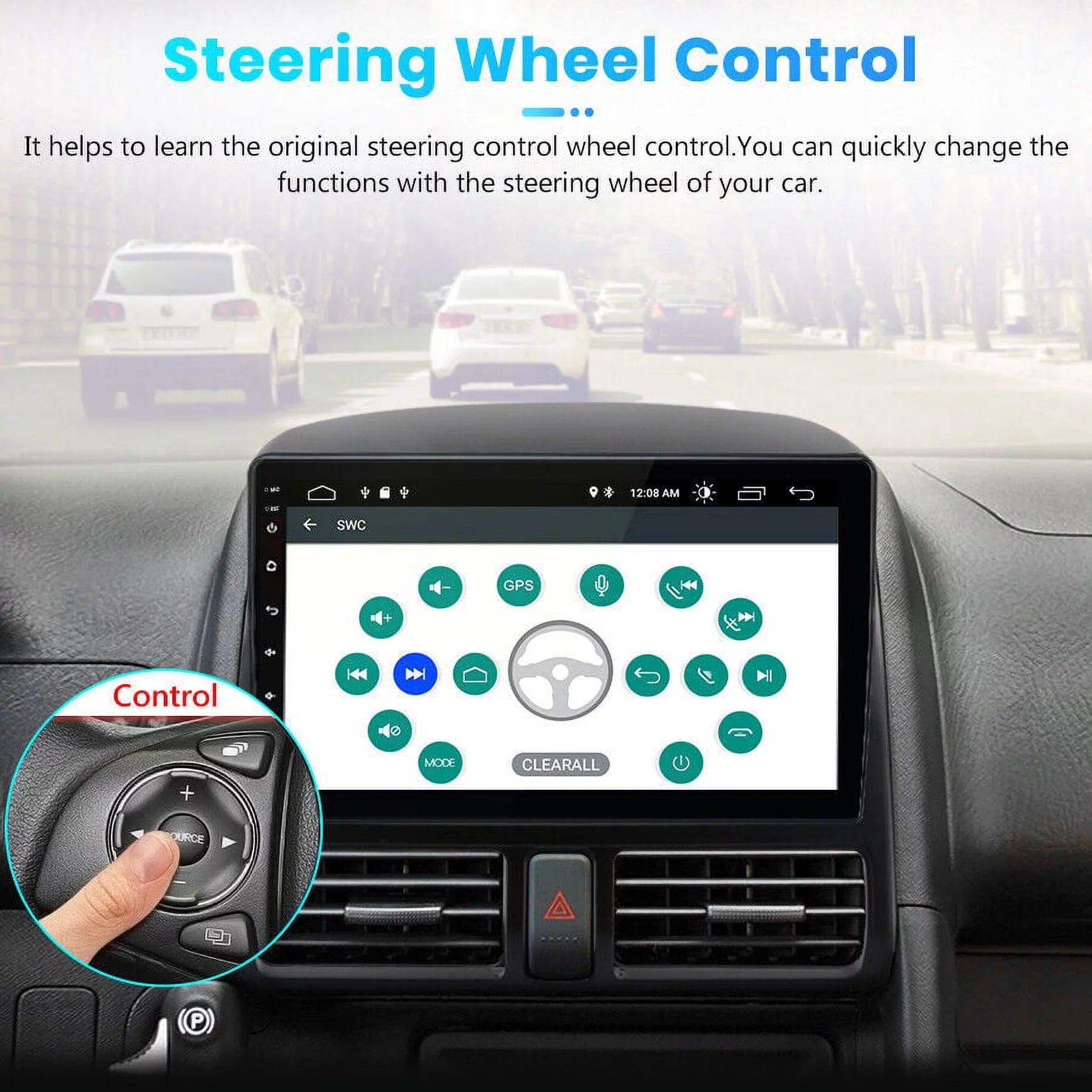 9 Bluetooth WiFi Navigator 2006,2+32GB for Stereo AWESAFE FM with 2005 GPS 2001 Auto Car Wireless Mirror 2004 Radio 2003 Honda Android Inch CRV Link Carplay Radio 2002 Touch Screen