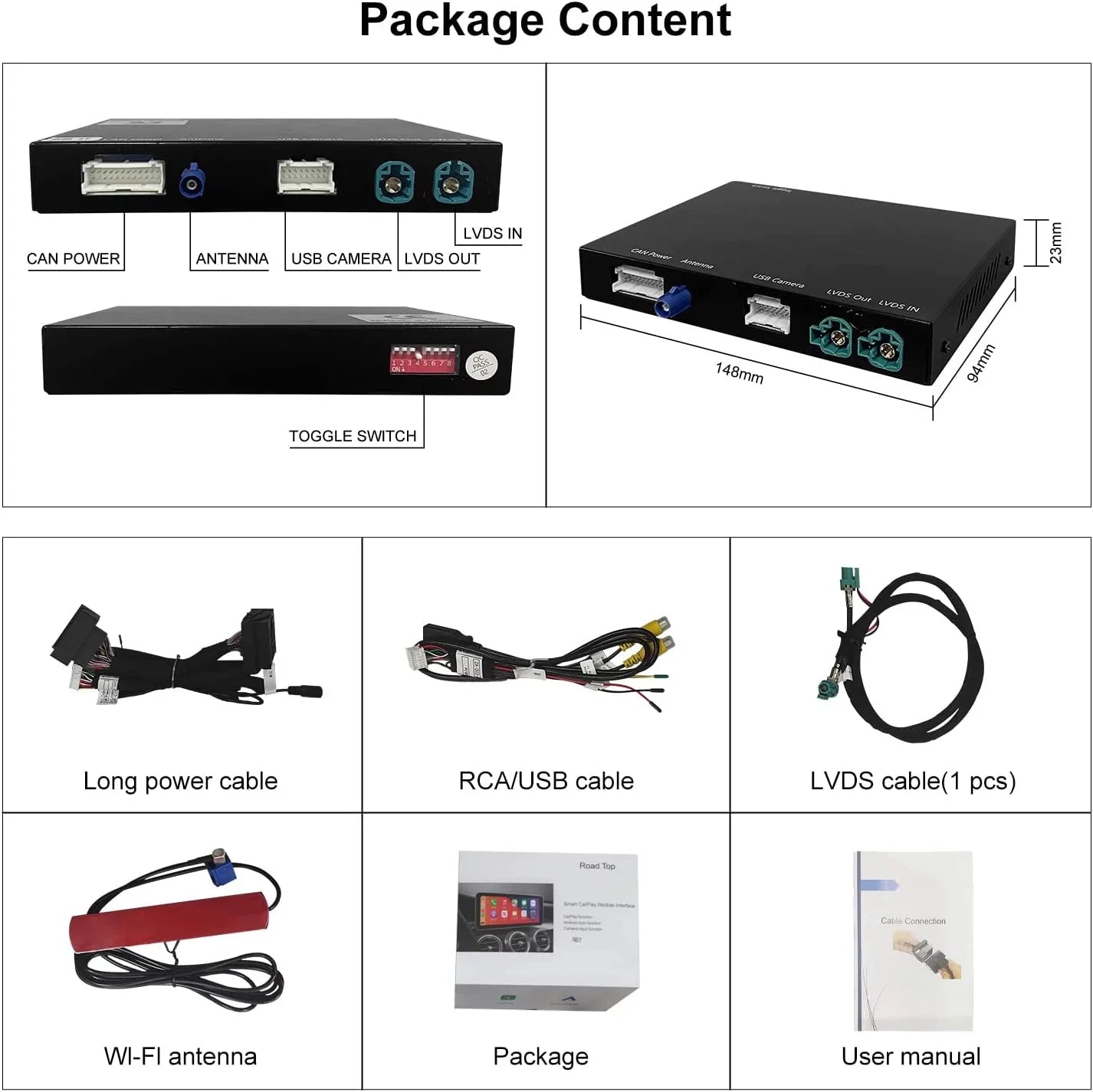 5 BMW Wireless Auto, YouTube Wireless X5 System 3 7 Road 6 Mirrorlink, 2008-2012, X3 Android 1 Carplay Retrofit for Series Kit Top CIC X1 Support X6 Decoder