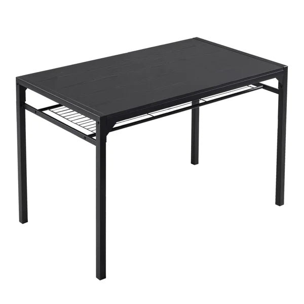 ALFRESCO for Includes Black 4 Small Chairs, Dining Bench, 4-Piece 2 1 Ideal - Table Set for Spaces