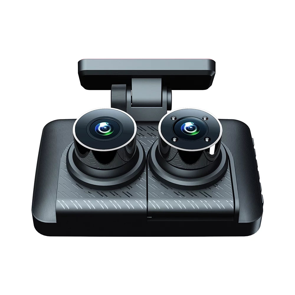 1080+720+480P Car Video Vision Safety Cam 4in Night Dash Car Recording Recorder Cameras Mirror 3 Inside Front Driving Recorder Rearview Camcorder Auto Camera and Car Rear