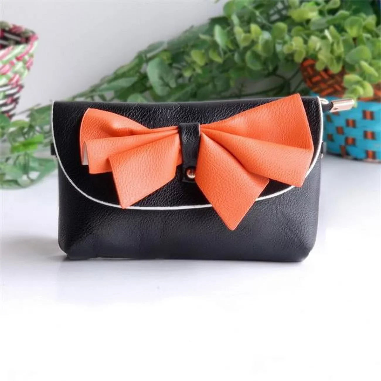 Leatherette Clutch Casual Imagine - Colorful Purse Shoulder Clutch Bag