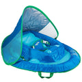 Infant Blue Baby Canopy, Pool Spring Inflatable Float SwimWays Swimming with