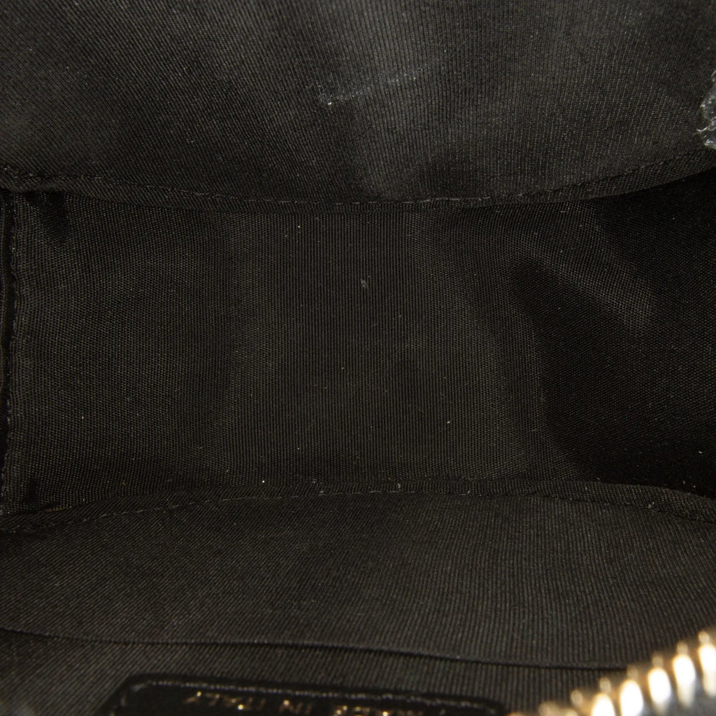 Unisex with 19 Pre-Owned Bag and Tweed Purse Clutch Fabric (Good) Round Black Chanel Coin Authenticated Crossbody Chain Lambskin