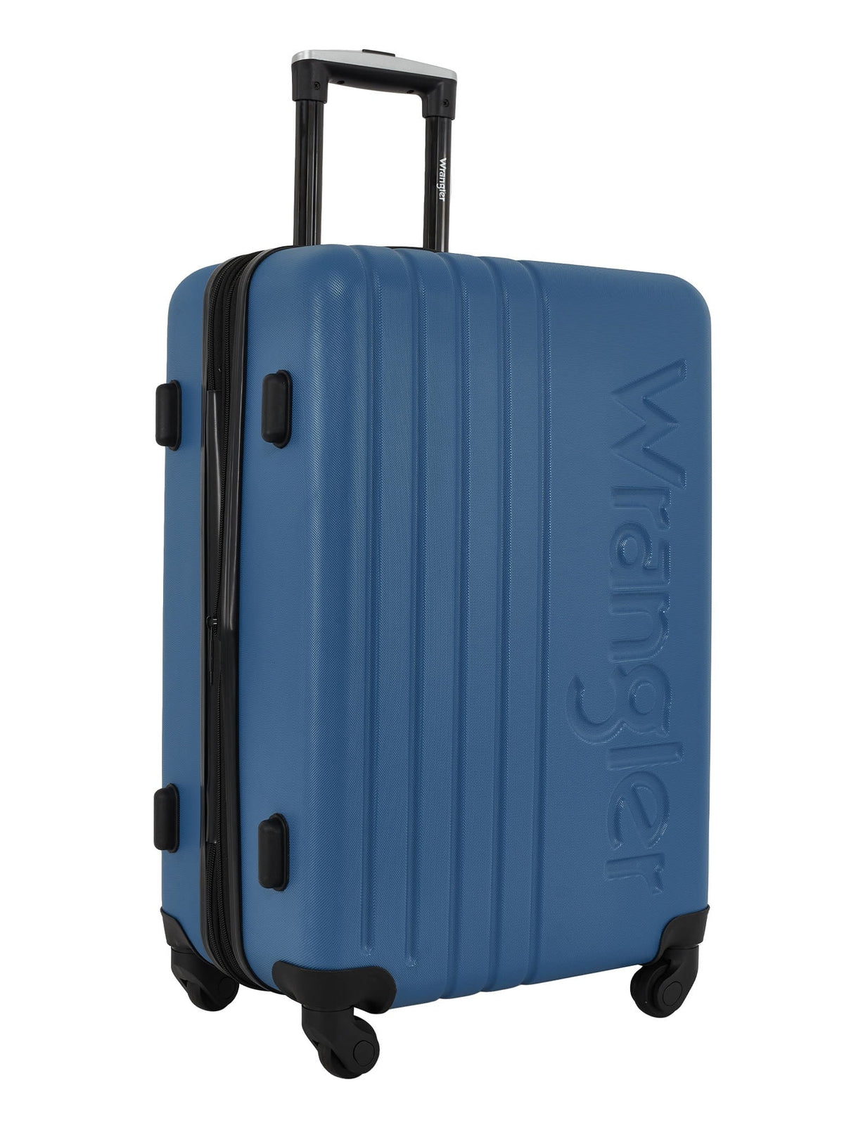 3pc. Set, Rolling Upright Blue Vallarta Expandable Wrangler Travel Luggage