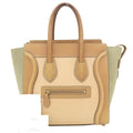 Celine handbag mint 15LK beige CELINE micro Pre-Owned 167793 tricolor green shopper (Good) A03 luggage