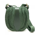 Suede Vintage Small Light Lara Womens Green Artisan - Leather Bag, Italian Messenger
