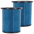 72952 Wet Filter Replacement VF5000, 3-Layer Washable Compatible 2 Gallon with Fine Pack 5-20 Cartridge & & RIDGID Dry Reusable Dust Part Vacuums,