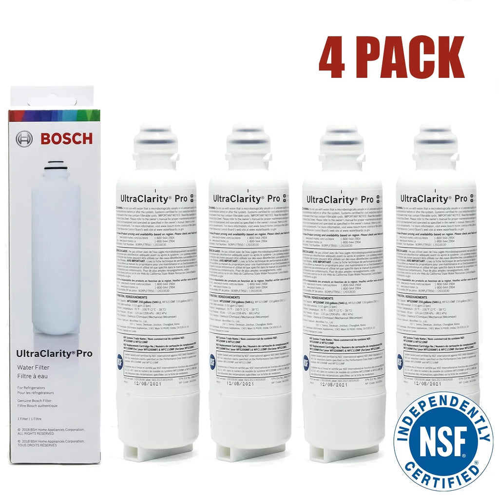 Replacement/Compatible Water Bosch 4 Filter, Pack of Pro BORPLFTR50,BORPLFTR55, RA450022, UltraClarity REPLFLTR55