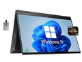 USB Keyboard, Camera, 11, Ryzen 2TB Touchscreen 15.6" Backlit SSD, 2-in-1 5825U, HP 2022 Black, Envy 5MP 32GB Graphics, Laptop, PCIe True AMD Radeon AMD IR Vision x360 Win 7 Card RAM, 64GB