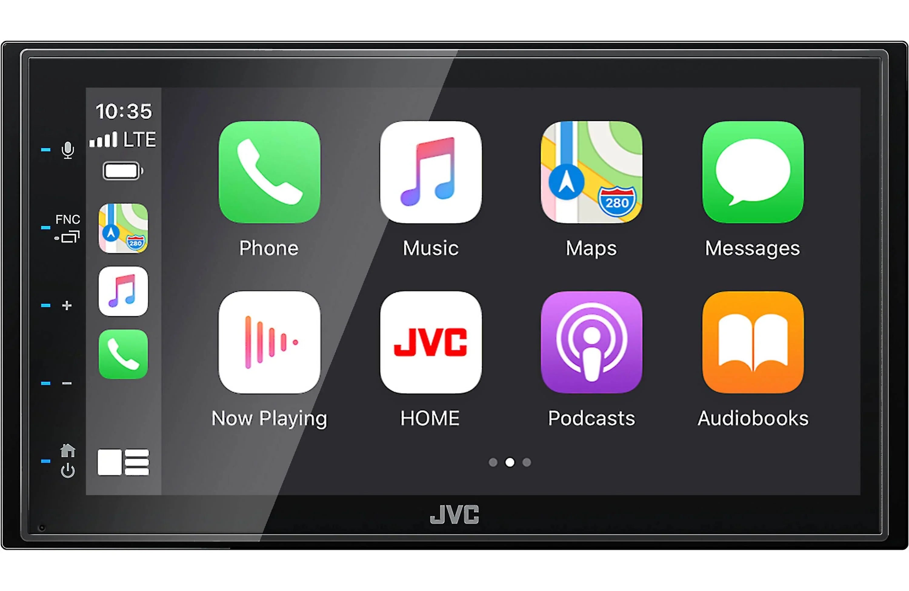 Rearview fixed Camera Holder Magnet Phone Touchscreen & KW-M56BT JVC 6.75" Digital Monitor+Absolute Multimedia w/ Receiver CAM900