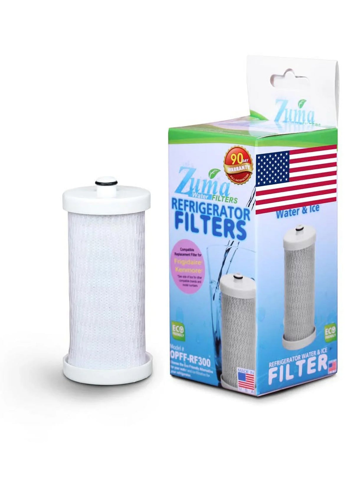Brand Ice Water Made 994 # OPFF-RF300 , U.S.A. Model with Filter RF-100 , - Frigidaire® Compatible in and ZUMA , -