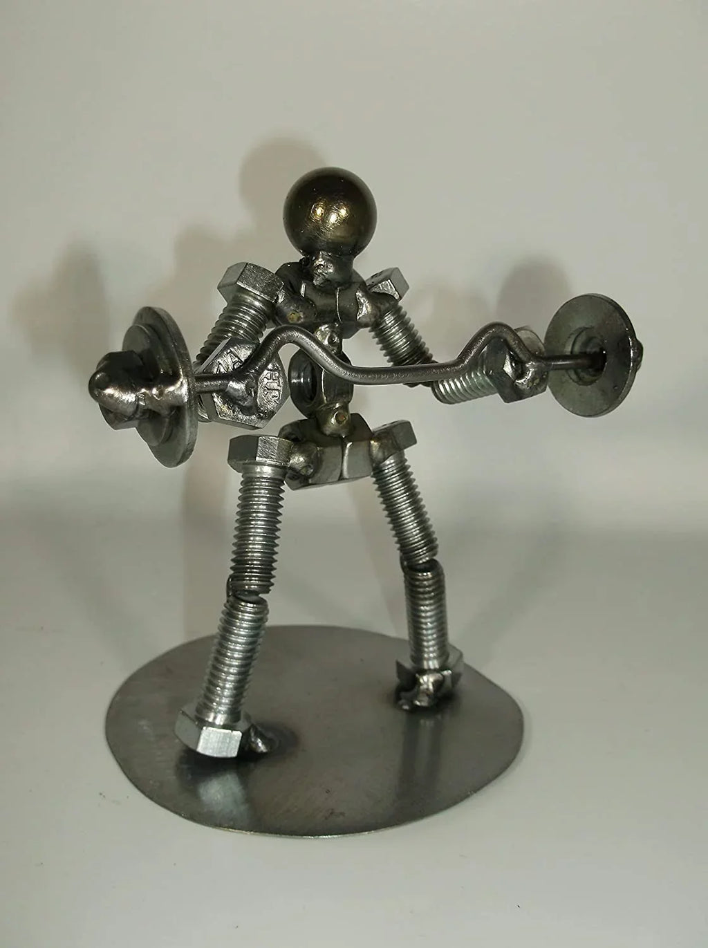 Lifter url Preacher Metal Bolt Weight Figurine, C bar curl