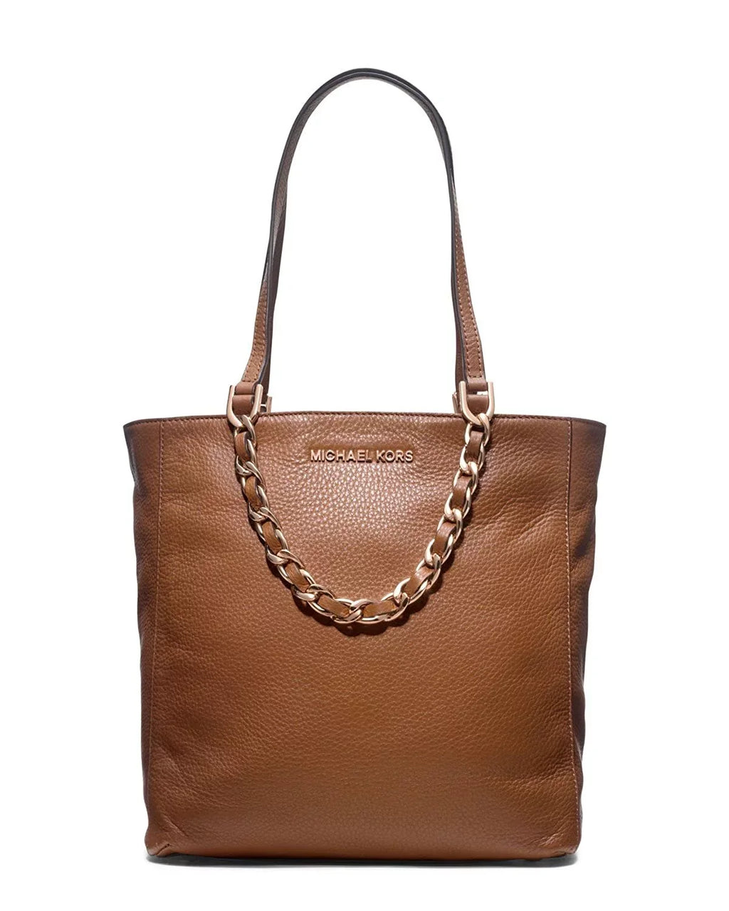 Kors Brown North Luggage Michael Leather South Tote Medium Harper