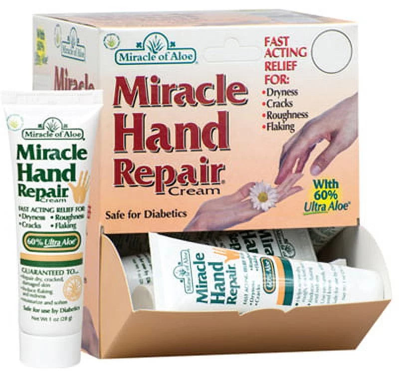 Aloe Dry For Miracle OZ Of Hand Repair Counter 60% Cra Display With Miracle Aloe Cream