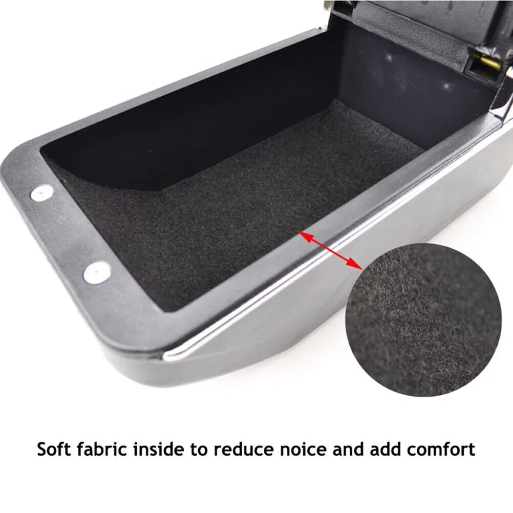 Console Box Rest Fiesta Arm Parts Cup Storage For Holder Ford 2011-2019 Armrest