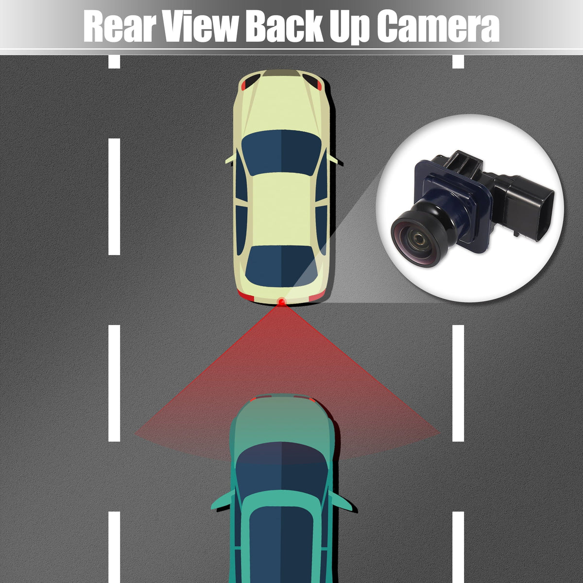 2011-2015 Camera Up Rear Park View EB5Z-19G490-A for Explorer Reverse Rear Back Ford Assist Camera
