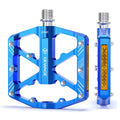 Bike Pedals Pedals with Pedals Bike Aluminum Pedals Mountain Platform Reflectors Cycling Alloy GEWAGE