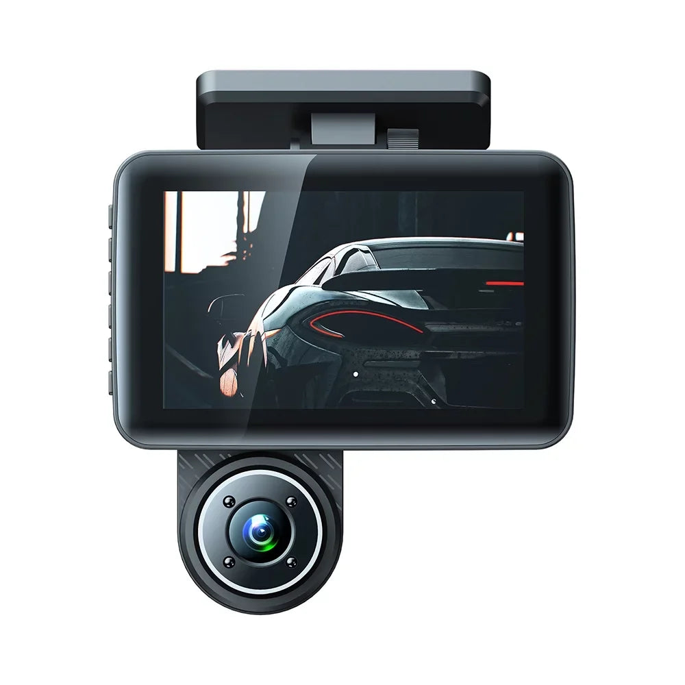 1080+720+480P Car Video Vision Safety Cam 4in Night Dash Car Recording Recorder Cameras Mirror 3 Inside Front Driving Recorder Rearview Camcorder Auto Camera and Car Rear